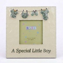 A Special Little Boy Enamel Photo Frame