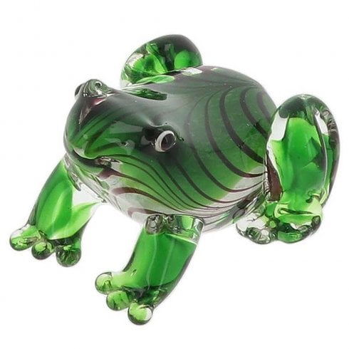 Shudehill Giftware Art in Glass Handmade Frog Ornament