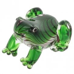 Art in Glass Handmade Frog Ornament