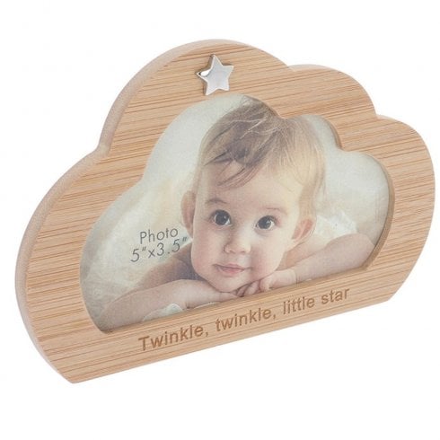 Shudehill Giftware Bamboo Cloud Twinkle Frame 