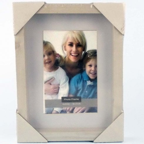 Shudehill Giftware Classic Wooden Photo Frame with White Mount