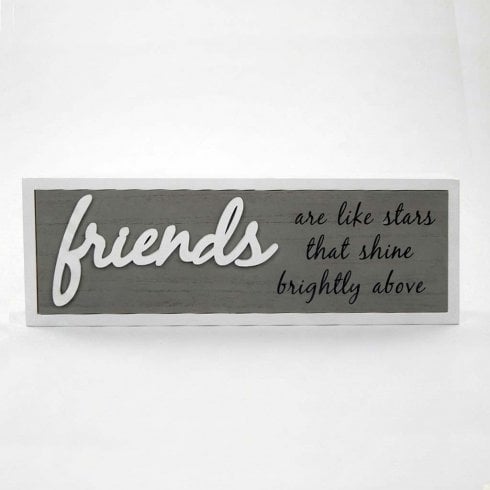 Shudehill Giftware Cut-Out Word Friends Plaque
