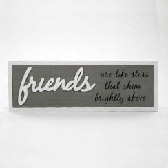 Cut-Out Word Friends Plaque