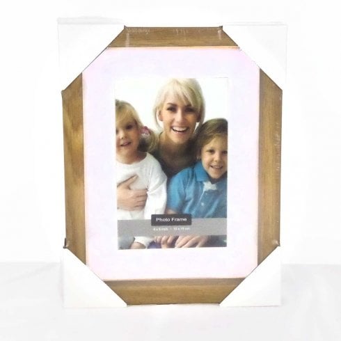 Shudehill Giftware Distressed Wood Effect Photo Frame in 2 Sizes