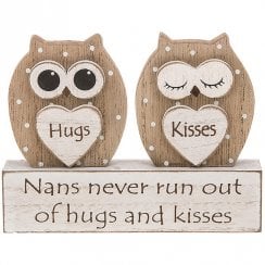 Dreamy Owl Collection Nan Table Plaque