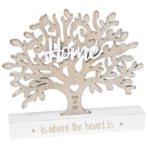 Shudehill Giftware Family Tree Home Stand Plaque - Small 