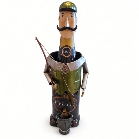 Shudehill Giftware Fisherman Wine Bottle Holder