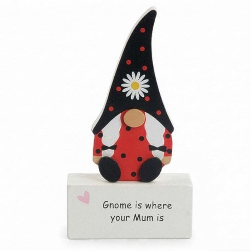 Shudehill Giftware Gnome Is Where Your Mum Is Gonk Plaque