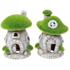 Grassy Toadstool House 2 Assorted - Medium