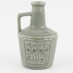 Life Is Good Apothecary Bottle Vase
