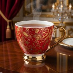 Luxe Jewel Gold Patterned Mug