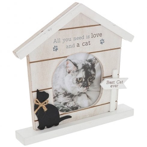 Shudehill Giftware Moggy Mates Photo Frame Love