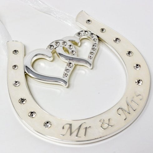 Shudehill Giftware Mr & Mrs Wedding Horse Shoe