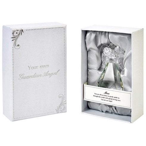 Shudehill Giftware Mum Guardian Angel Crystal Hanging Ornament