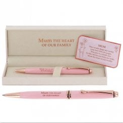 Mum The Heart Of Our Family Ball Point Pen