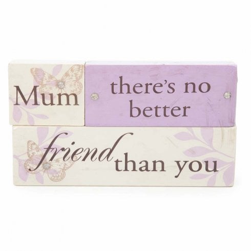 Shudehill Giftware Mum There's No Better Friend Plaque
