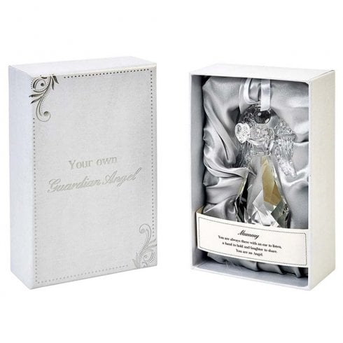 Shudehill Giftware Mummy Guardian Angel Crystal Hanging Ornament