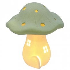 Mushroom LED Glow House - Sage
