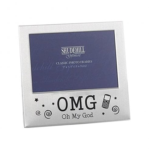 Shudehill Giftware OMG Oh My God 5 x 3.5 Photo Frame 73469
