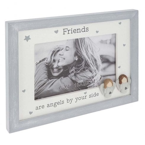 Shudehill Giftware Pebble Angel 6x4 Frame Friends