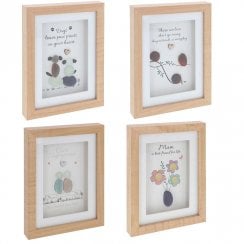 Pebble Glass Portrait Plaque