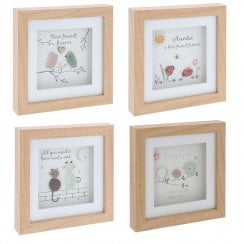 Pebble Glass Square Plaque