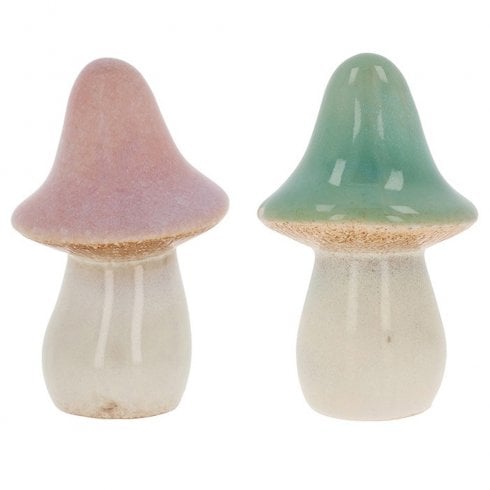 Shudehill Giftware Pretty Mushroom Bell Ornament - Medium