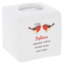 Robins Appear Tealight Holder