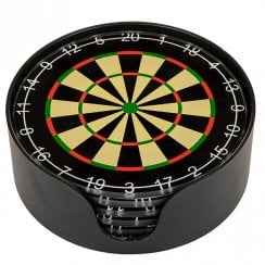 Set of 6 Dart Board Coasters