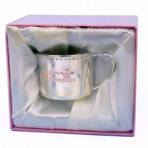 Shudehill Giftware Silver-Plated Little Princess Baby Mug