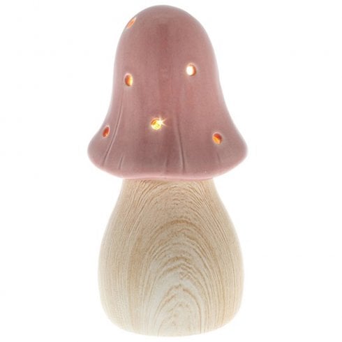 Shudehill Giftware Small Mushroom Glow Lamp Pink