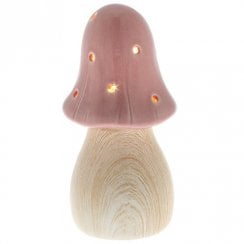 Small Mushroom Glow Lamp Pink