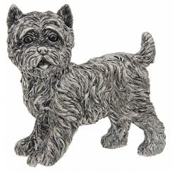 Small Silver Westie Ornament - Standing