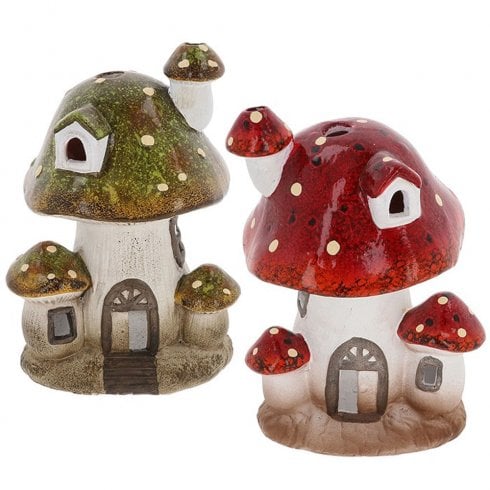 Shudehill Giftware Tall Woodland Mushroom House Figurine