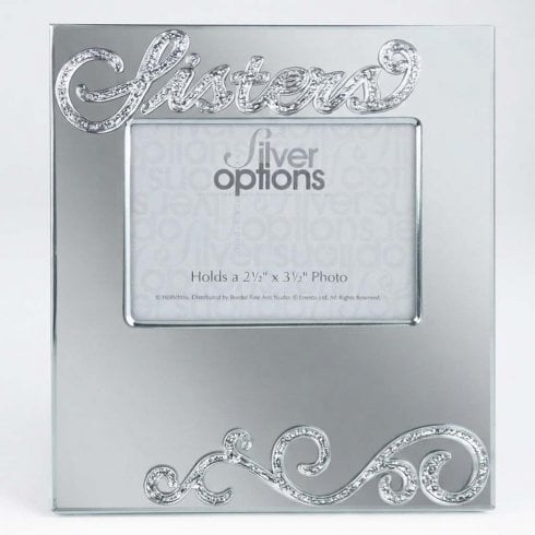 Silver Options Sisters Photo Frame