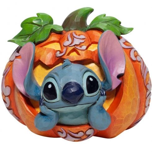 Disney Traditions Stitch O Lantern Figurine