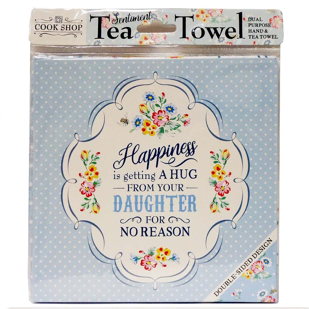 History & Heraldry Tea Towel Happiness Is Getting A Hug Cook shop 0020