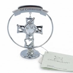 1st Communion Standing Cross Ornament