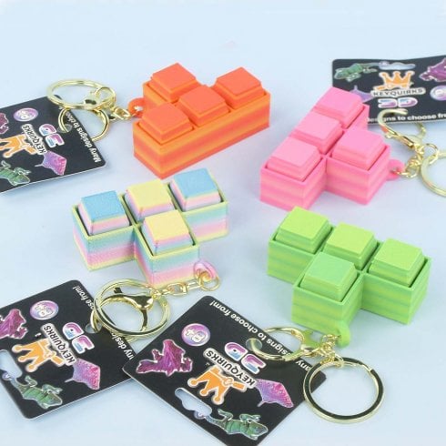 The Present Shop 3D Keyquirks Fidget Keyring
