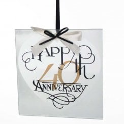40th Anniversary Hanging Plaque