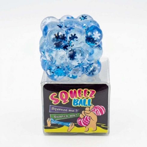 The Present Shop Blue Cluster Snowflake Squeez Ball