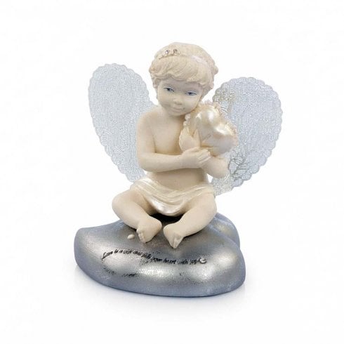 The Present Shop Cherub Holding Heart Ornament