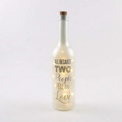 The Present Shop Fell In Love Light-Up Bottle