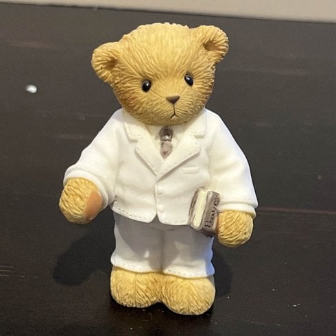 The Present Shop First Communion Boy Teddy Bear Figurine