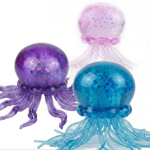 The Present Shop Glitter Jellyfish Squeez Ball