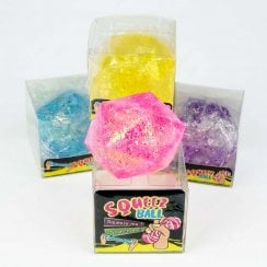 Glitter Polygon Squeez Ball