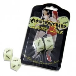 Glow in the Dark Lovers Dice