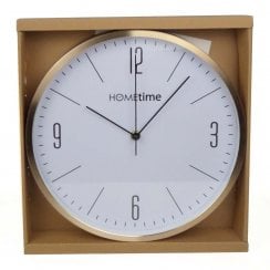 Gold Finish Wall Clock