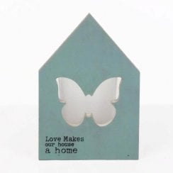 Green Butterfly Tealight Holder
