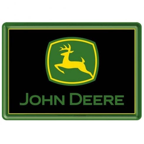 The Present Shop John Deere Metal Sign